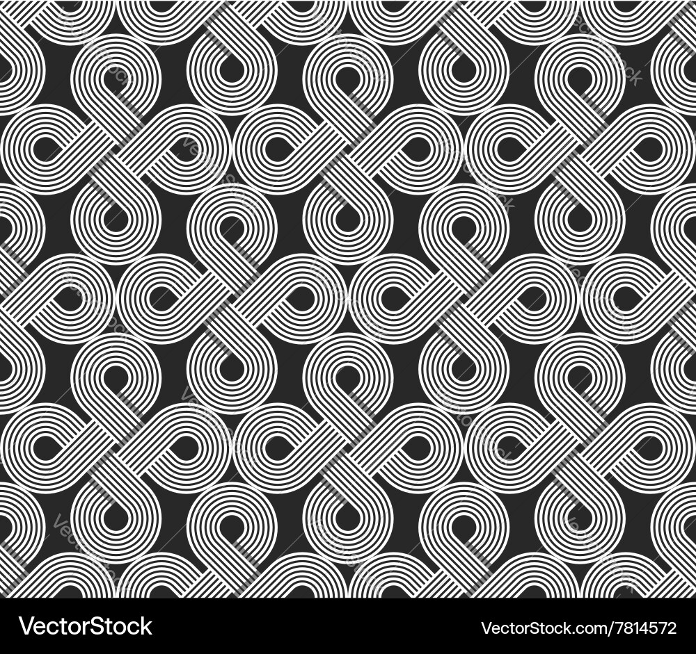Seamless Loop Pattern - Symmetry vector image