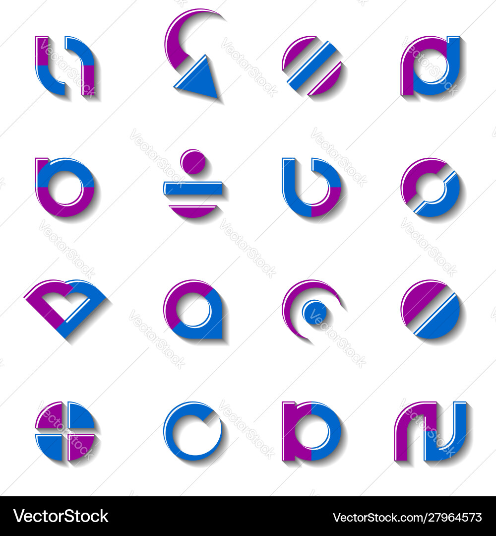 Design elements set Design elements set vector image