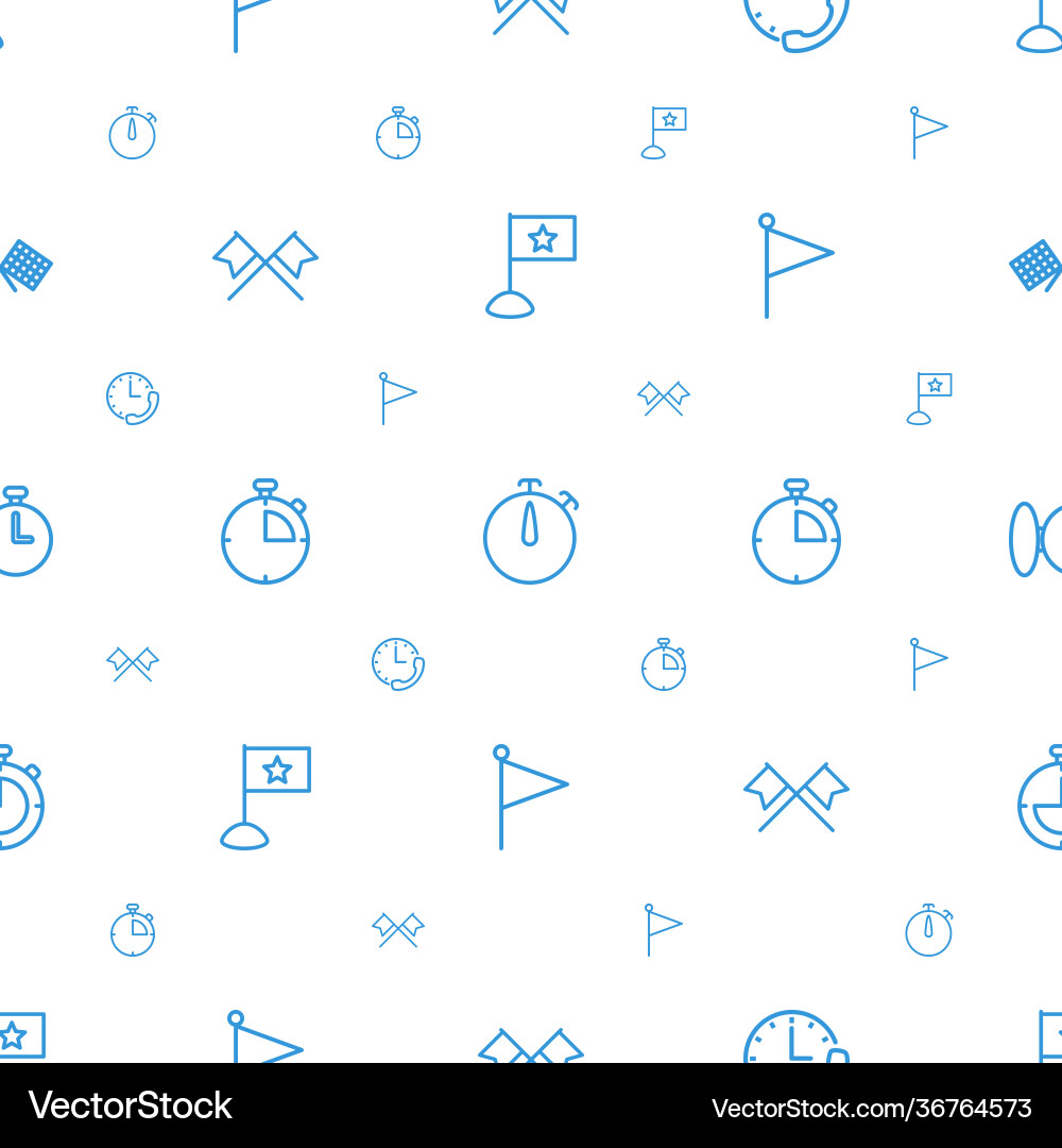 Finish icons pattern seamless white background Vector Image