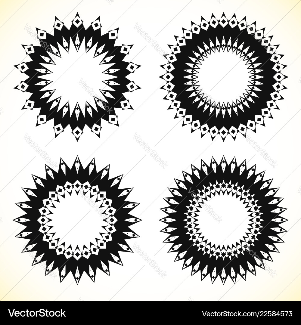Geometric circle elements abstract random Geometric circle elements abstract random Vector Image