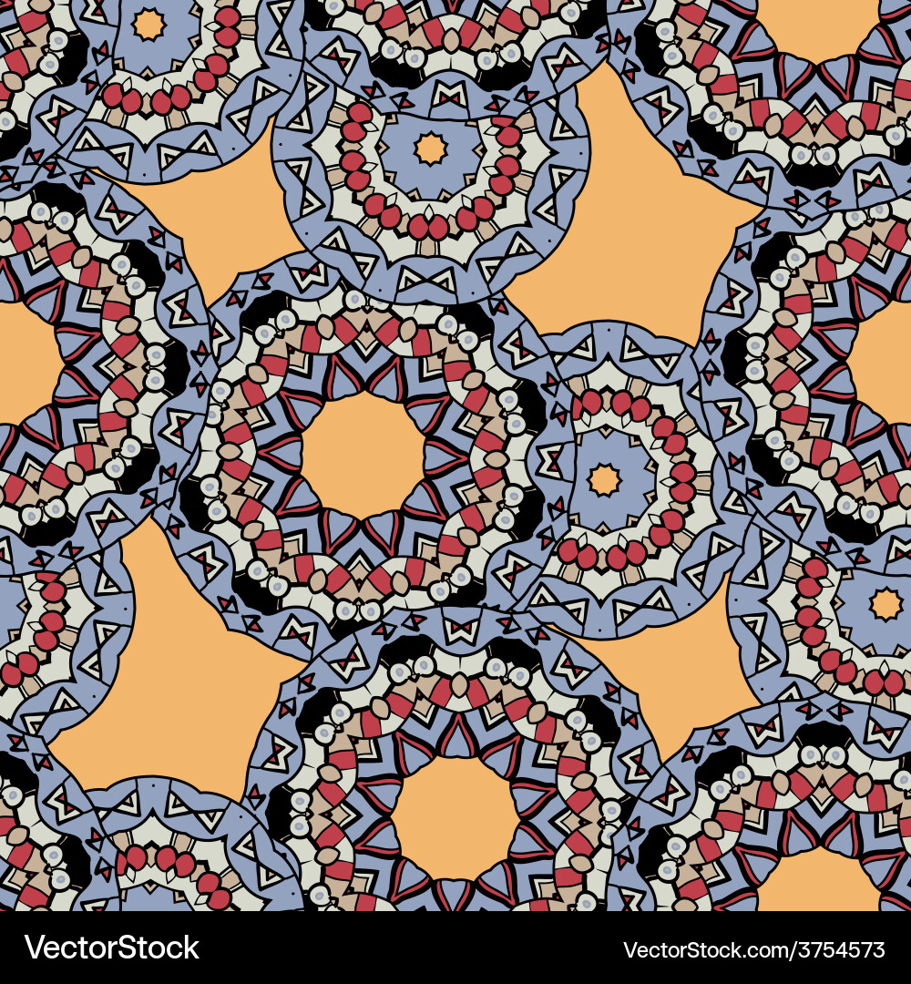 Indian Ornament kaleidoskopische Flora Muster Indian Ornament kaleidoskopische Flora Muster vektorbild