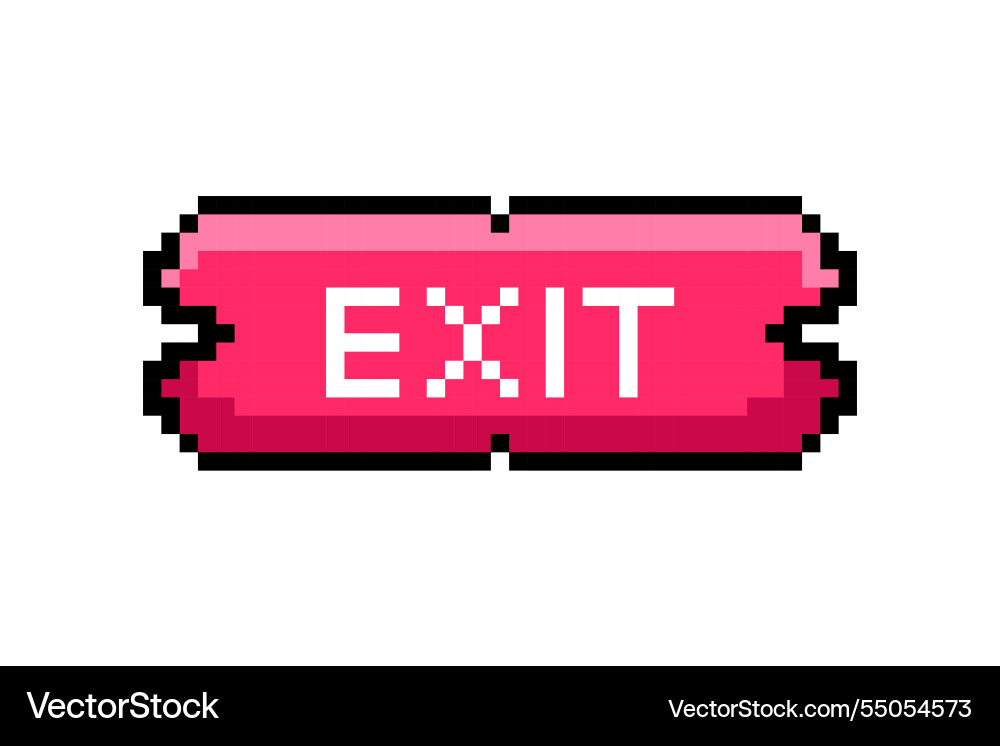 Pixel game ui element that enhance interactive Pixel game ui element that enhance interactive vector image