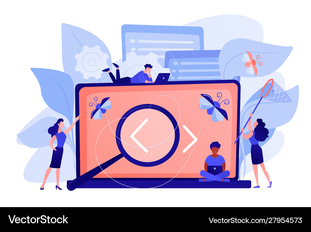 Software testing it concept Software testing it concept Vector Image