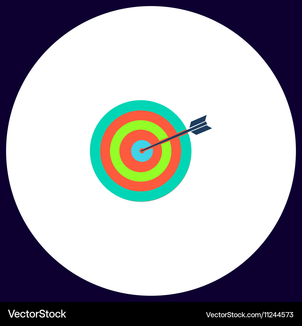 Target computer symbol Vector Image