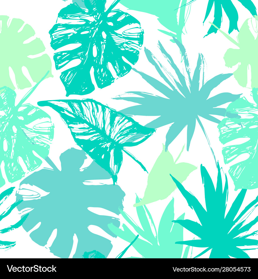 Tropic in natural green colors Tropic in natural green colors Vector Image