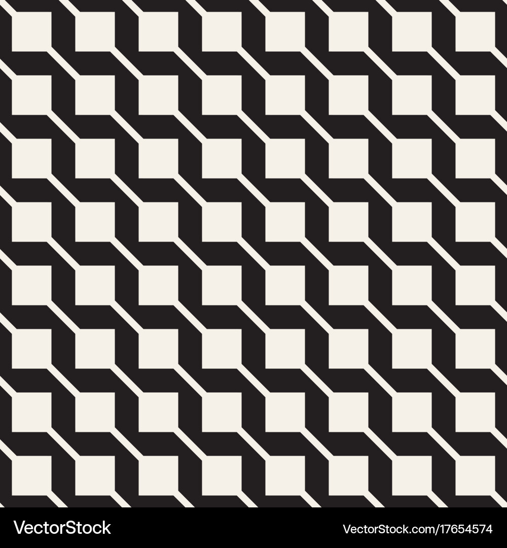 Abstract geometric lines lattice pattern seamless vector image