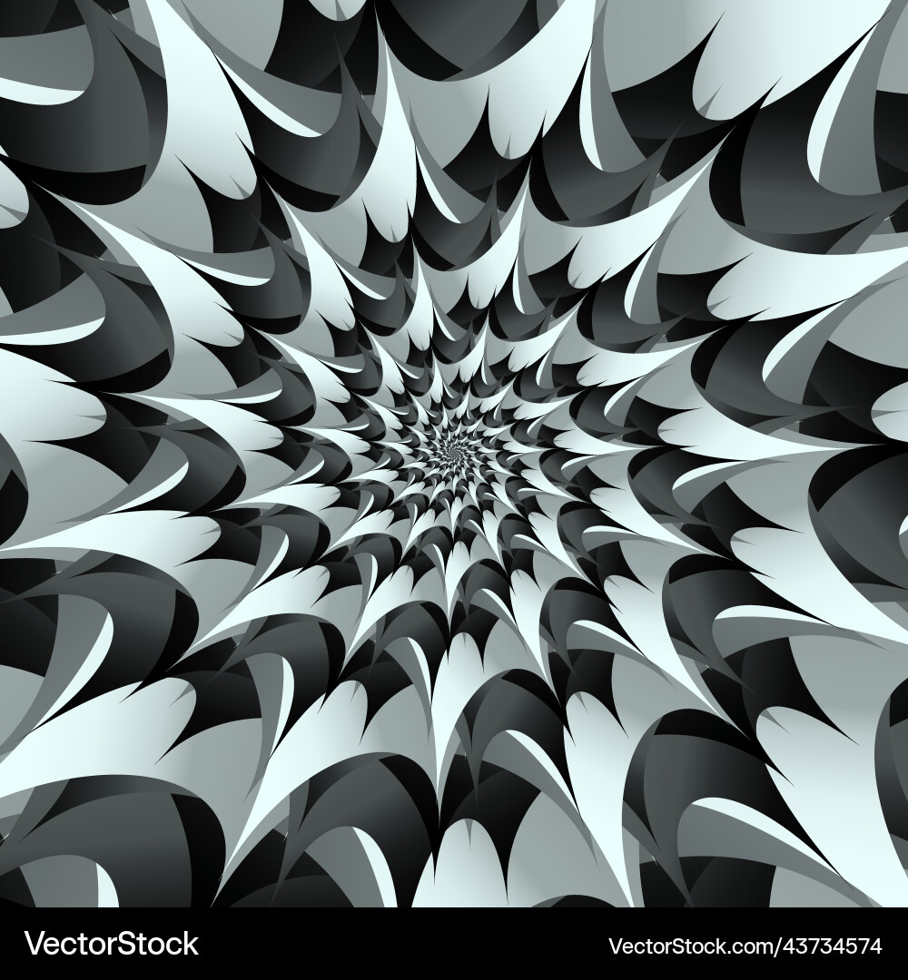 Abstract hypnotic pattern of multicolored gradient Abstract hypnotic pattern of multicolored gradient vector image