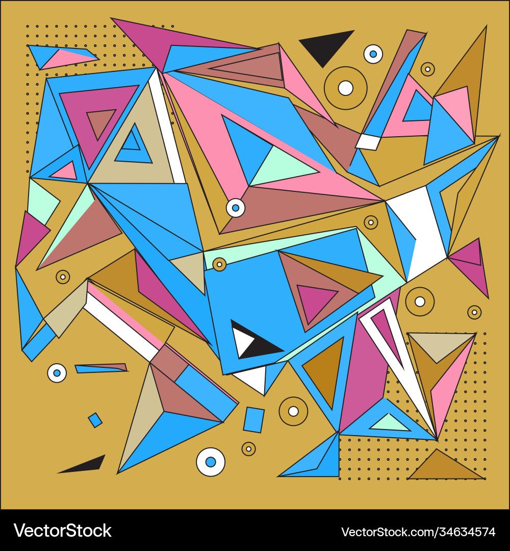 Abstract modern triangles background pattern Abstract modern triangles background pattern vector image