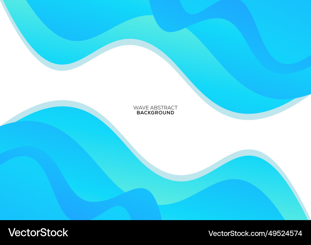 Abstract wave template background design Abstract wave template background design vector image