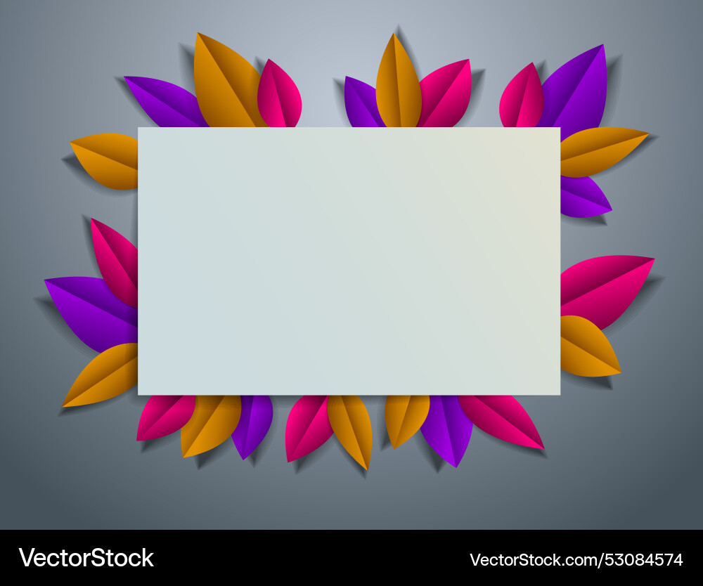 Autumnal frame with copy space for text design Autumnal frame with copy space for text design vector image