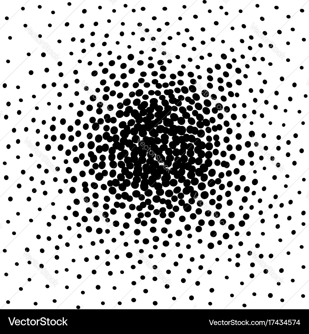 Dynamic Dot Pattern vector image