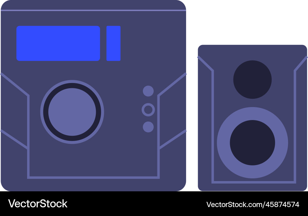 Home Theater Audio-System Sound-Lautsprecher-Symbol Home Theater Audio-System Sound-Lautsprecher-Symbol vektorbild