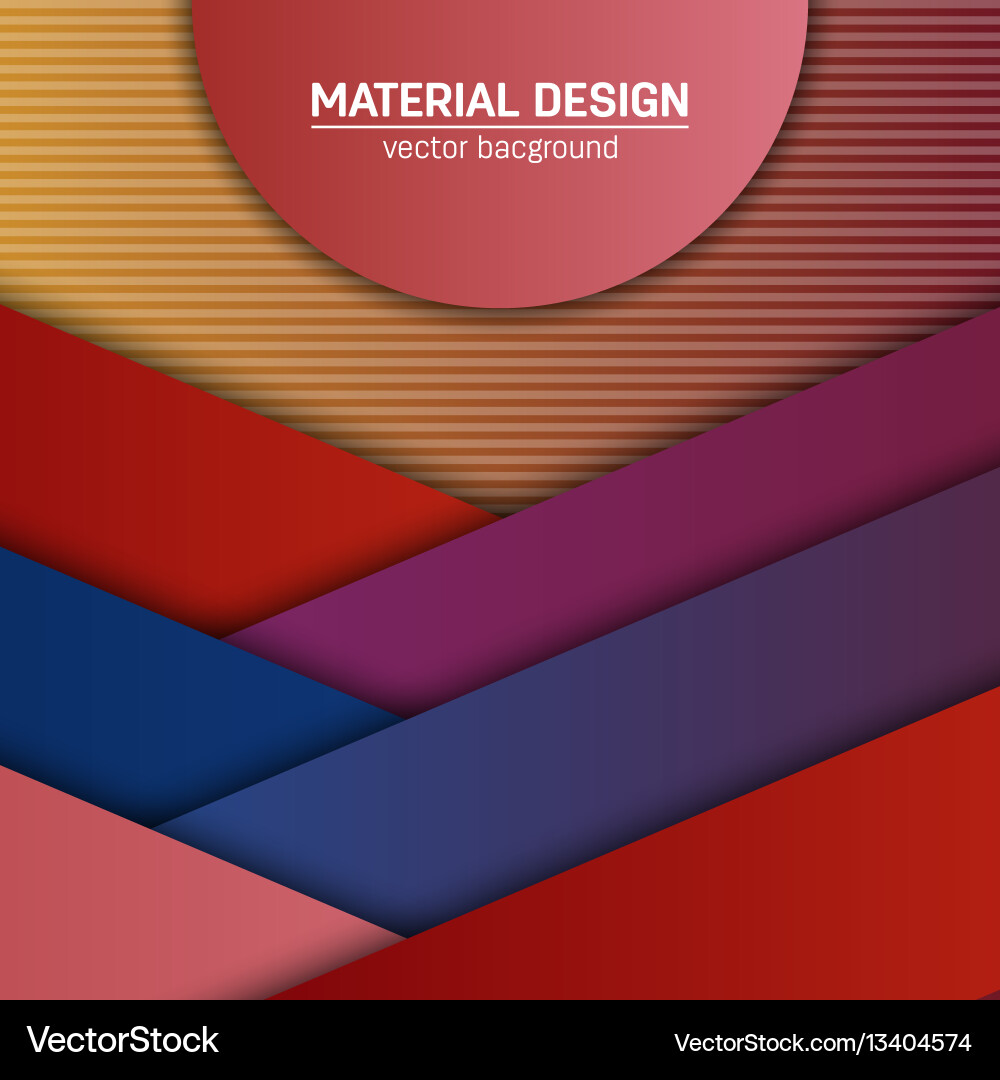 Material design background abstract vector image