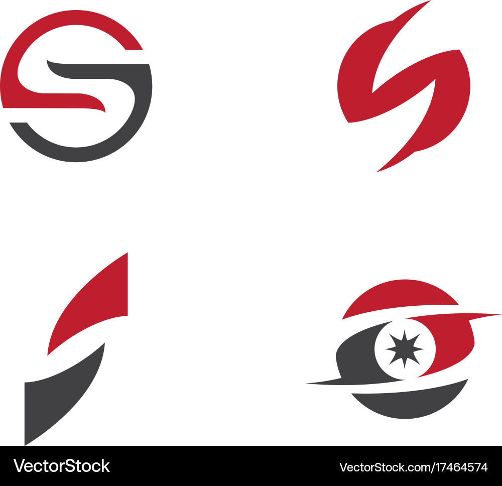 S Letter Corporate Logo vector image
