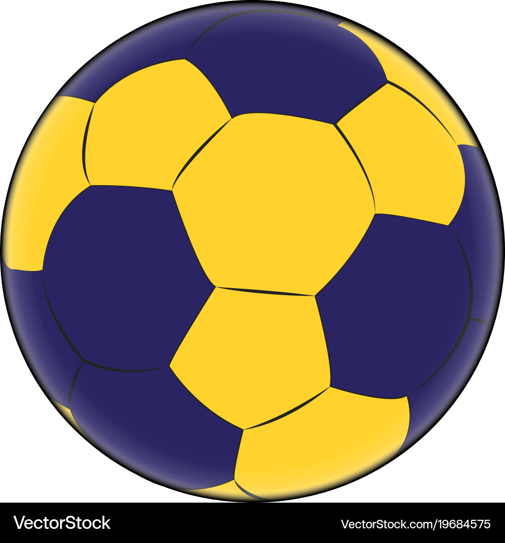 Abstract soccer object vector image