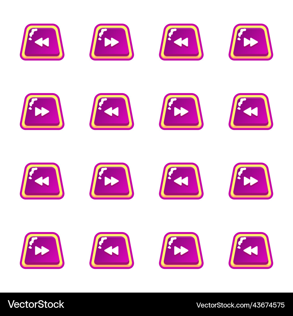 Big set buttons for games and app wooden game ui Big set buttons for games and app wooden game ui Vector Image