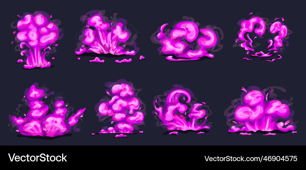 Fire explosion ui animation Fire explosion ui animation vector image