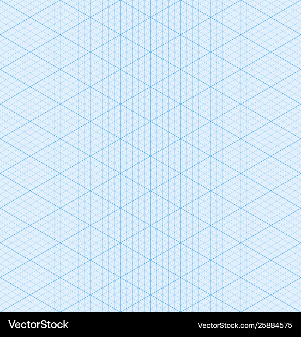 Isometric Graph Paper Pattern vector image