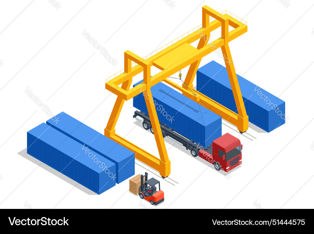 Isometric order tracking global logistic ship Isometric order tracking global logistic ship vektorbild