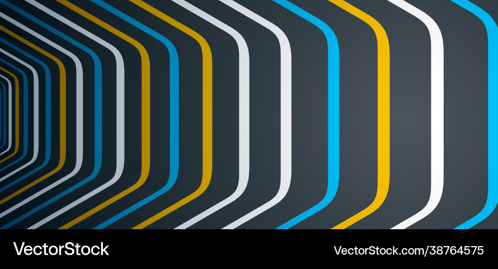 Minimal design abstract lines in 3d Minimal design abstract lines in 3d vector image