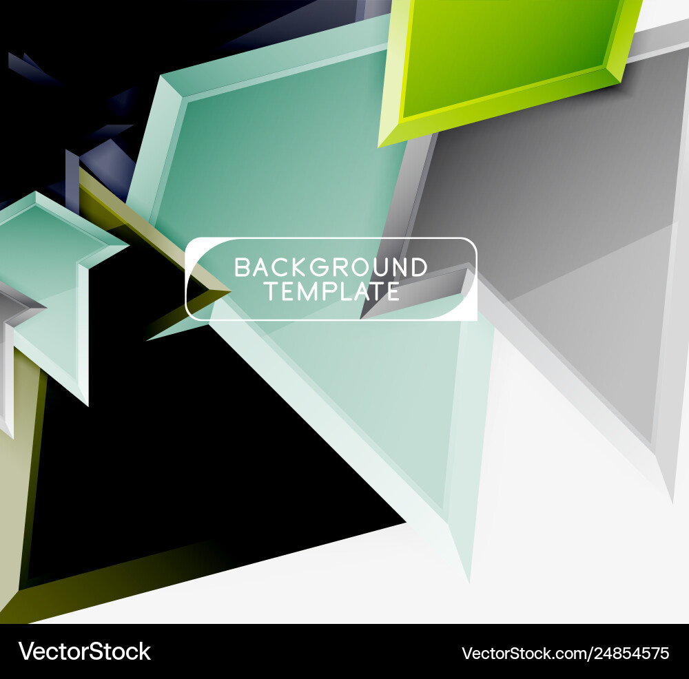 Minimal geometrical triangles with 3d effect Minimal geometrical triangles with 3d effect vector image