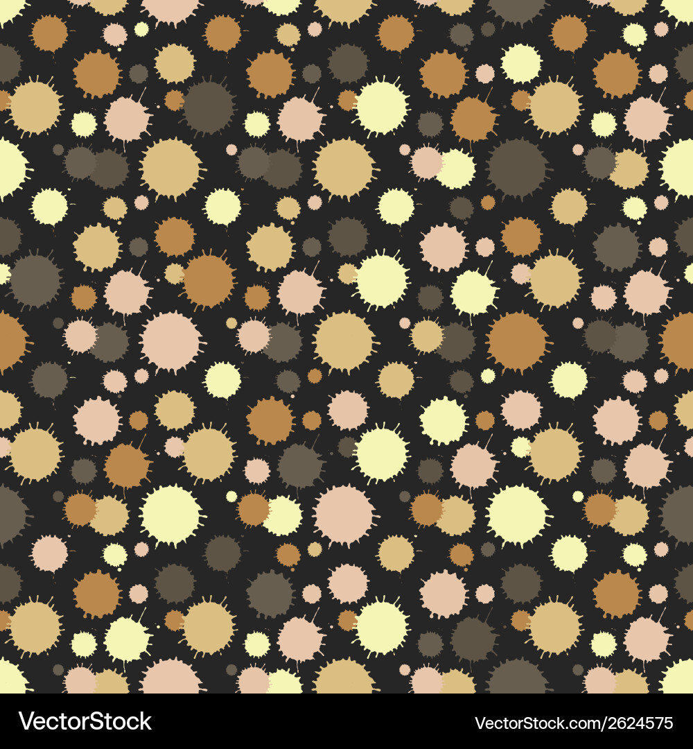 Seamless pattern with painted splash texture Vector Image