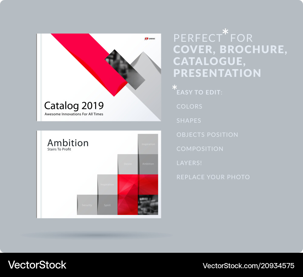 Square design presentation template with colourful Square design presentation template with colourful vector image