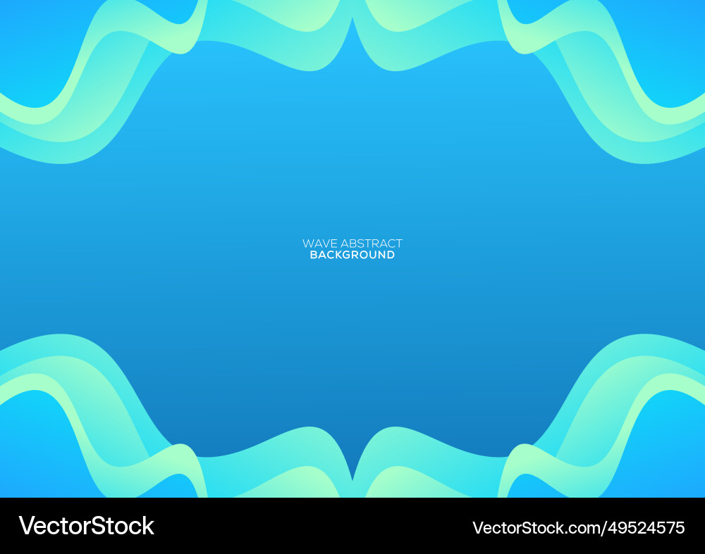 Wave gradient abstract template background design Wave gradient abstract template background design vector image