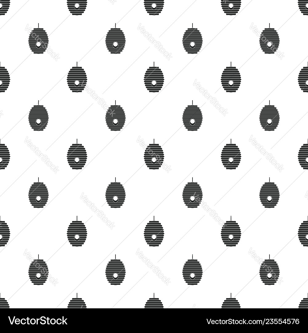 Bee hive tree pattern seamless Bee hive tree pattern seamless vector image