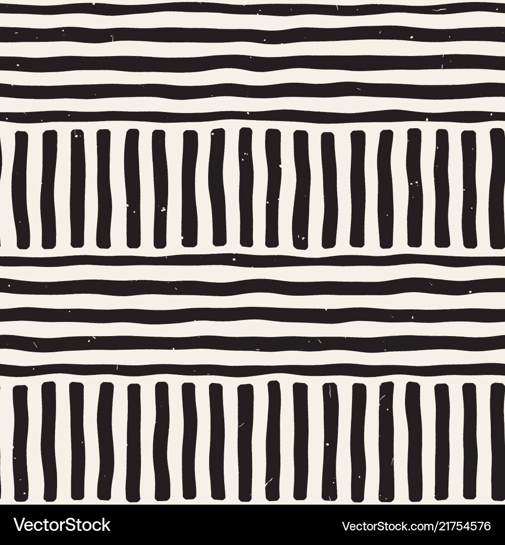 Hand drawn seamless repeating pattern with lines Hand drawn seamless repeating pattern with lines vector image