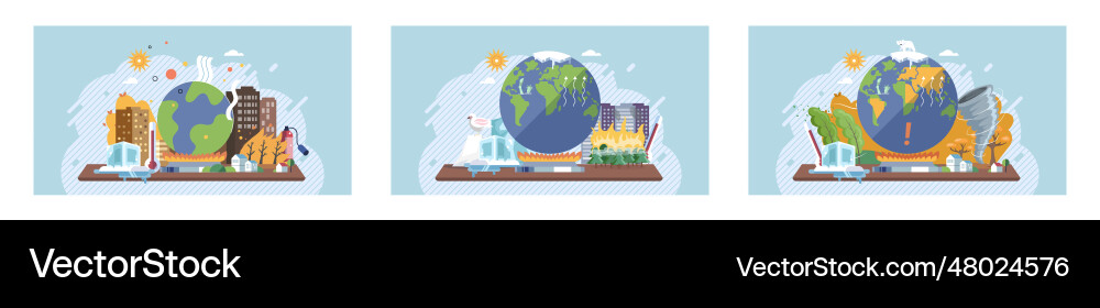 Saving the planet world environment day Saving the planet world environment day vector image
