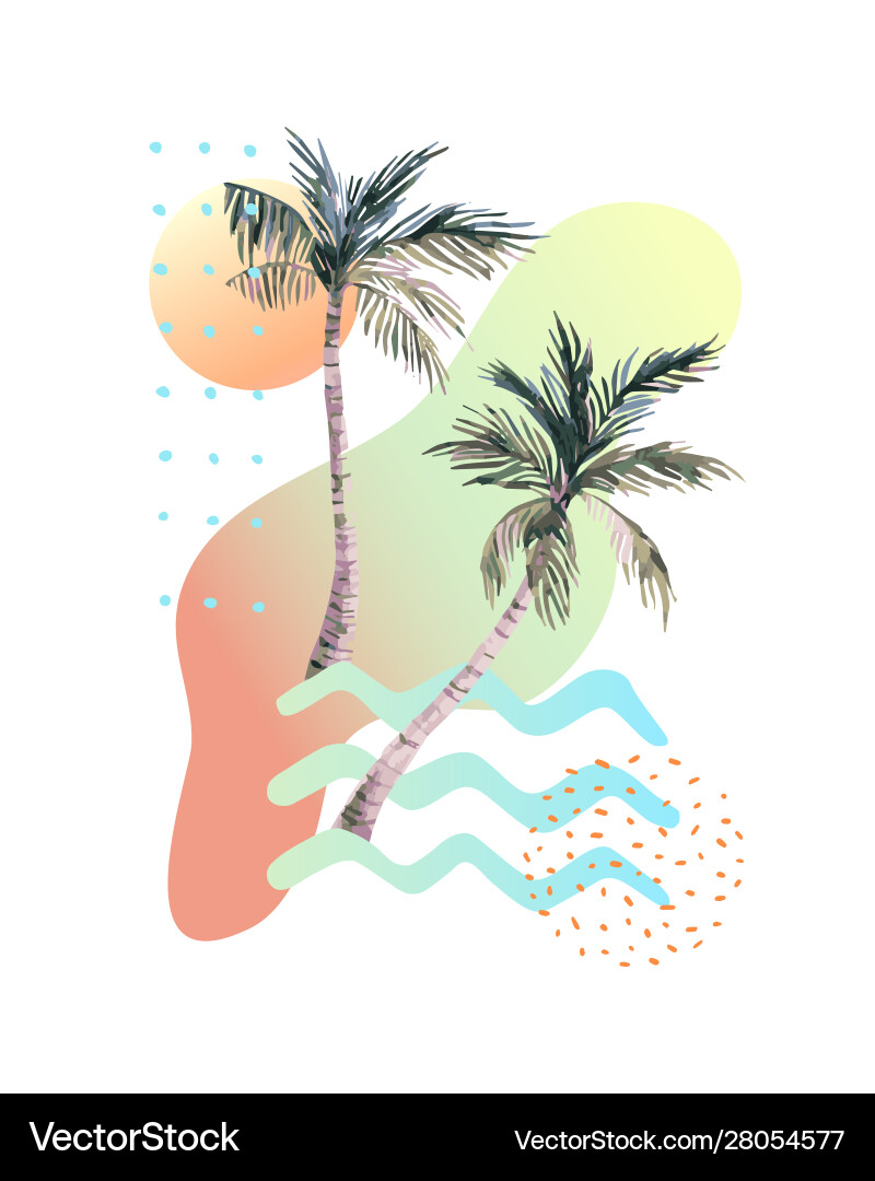 Abstract Curve Background - Gradient vector image