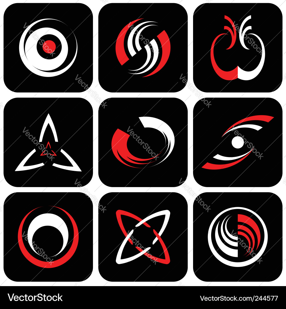 Circular Motion Icons Vector Image