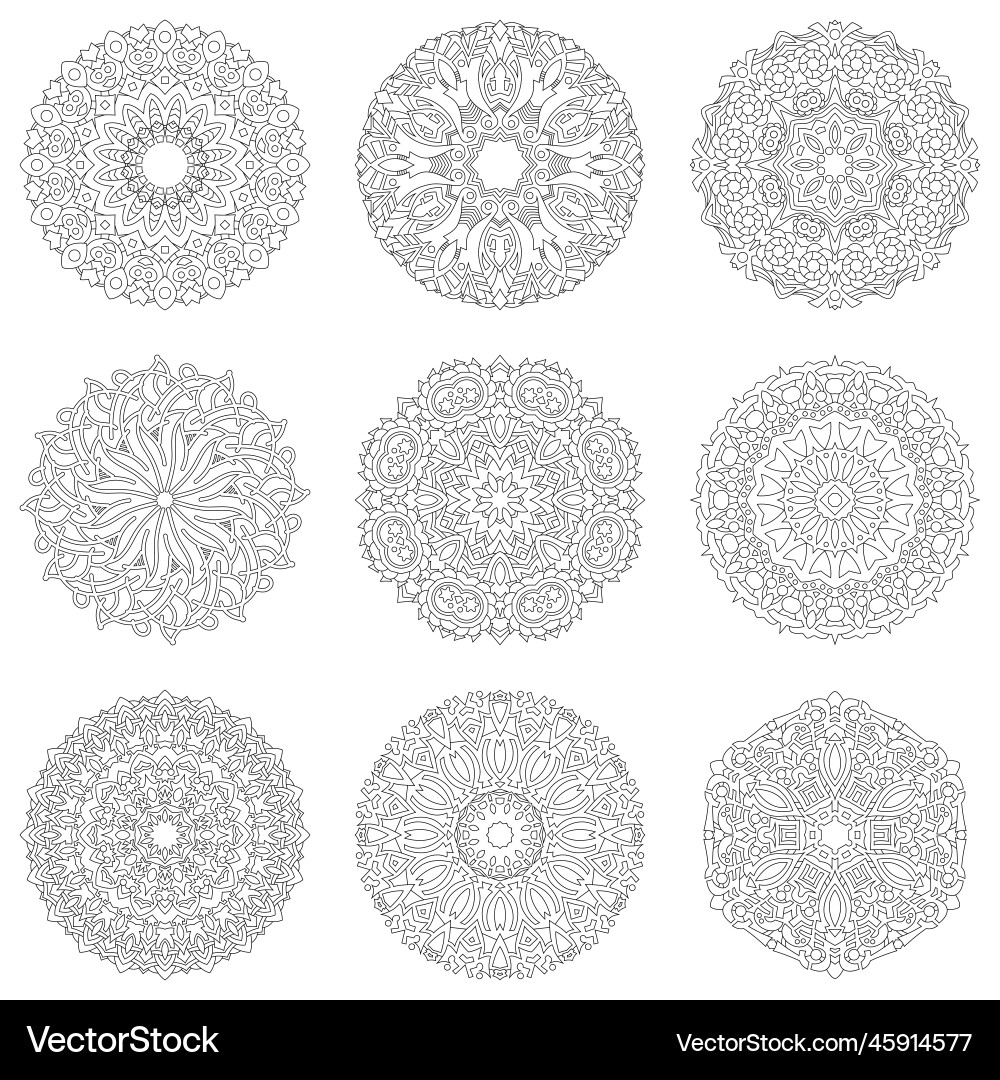 Circular pattern in form of mandala Circular pattern in form of mandala Vector Image