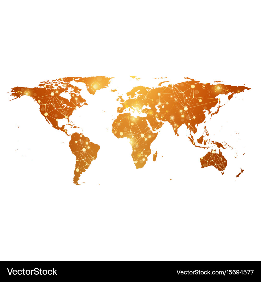 Global Technology Network vector image