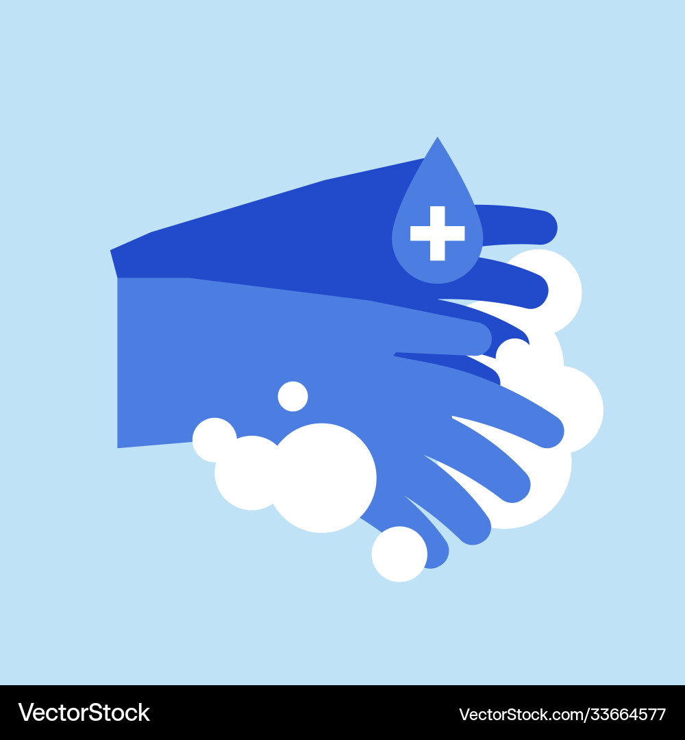 Hand sanitizer design object medical objects Vector Image