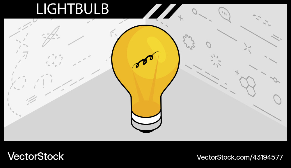 Lightbulb isometric design icon web 3d colorful Lightbulb isometric design icon web 3d colorful vector image