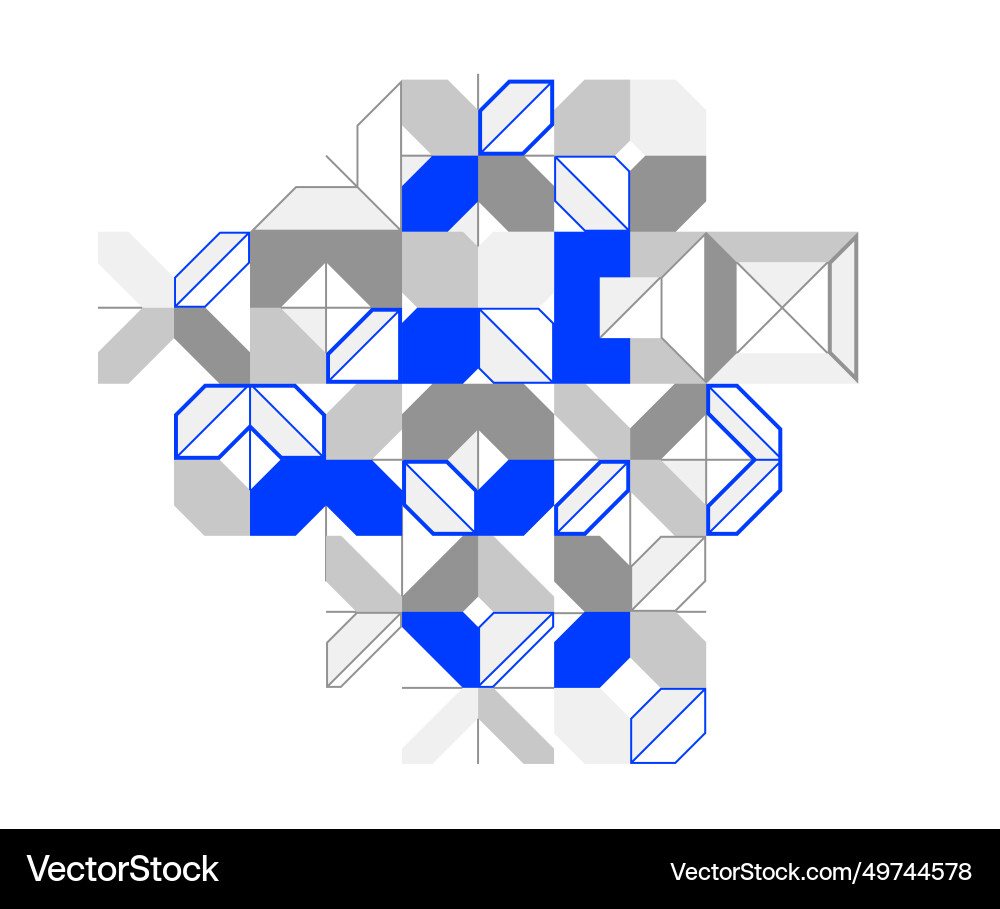 Abstract geometric pattern background isolated Abstract geometric pattern background isolated vector image
