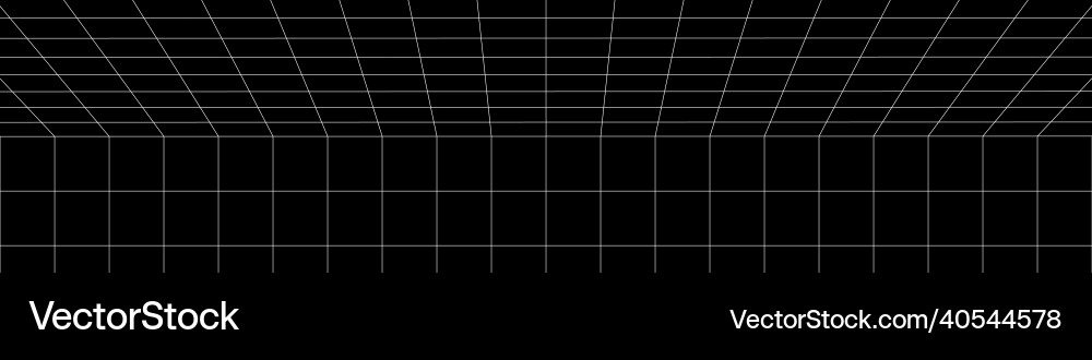 Abstract grid with a perspective view Abstract grid with a perspective view vector image