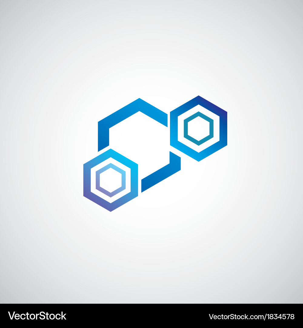 Abstract shape vector image