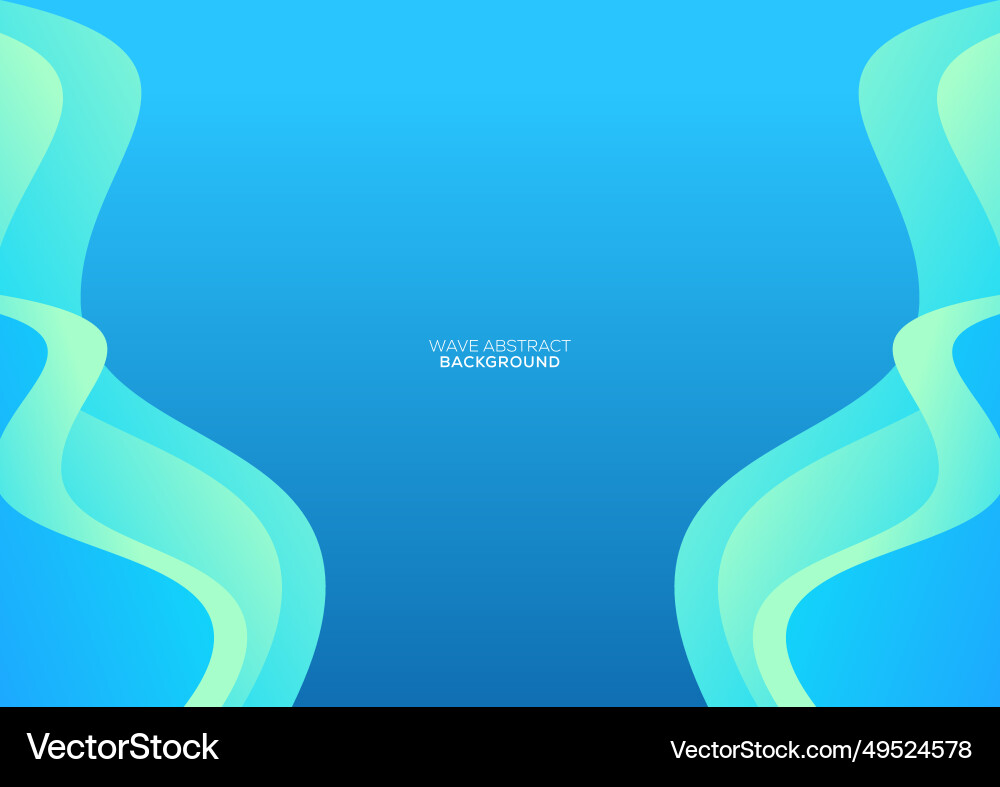 Abstract wave template background design Abstract wave template background design vector image