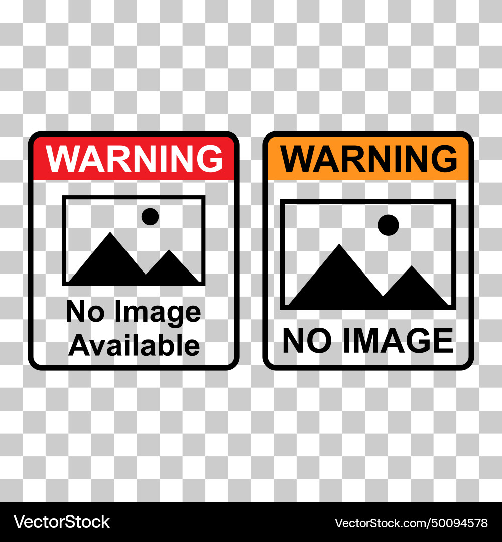 Set of no image symbol missing available icon Set of no image symbol missing available icon vector image