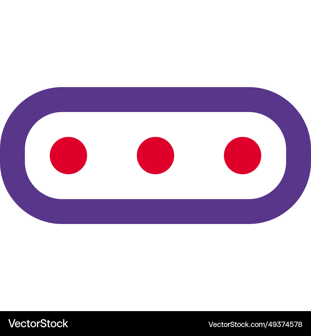 Specific port used to send audio signals Vector Image
