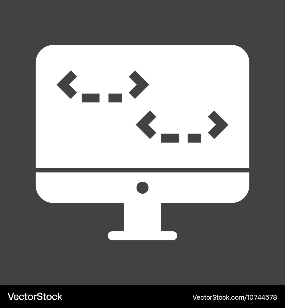 Start and end code vector image