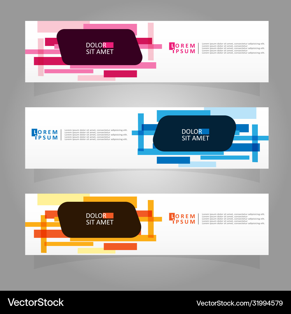 Abstract design banner web template Abstract design banner web template Vector Image