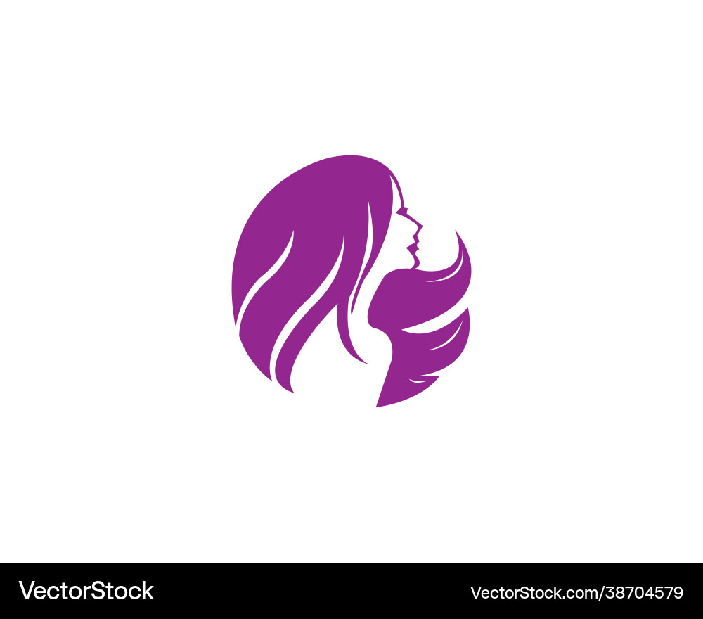 Beauty Logo - Hair & Skin Vector Image