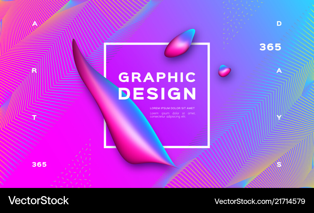 Geometric abstract background gradient fluid Geometric abstract background gradient fluid vector image