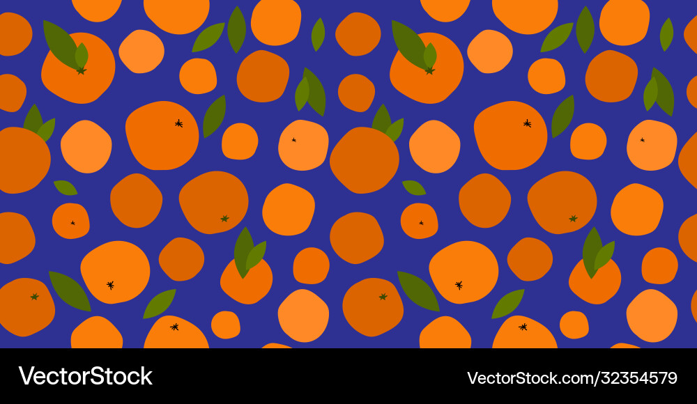 Oranges seamless pattern Oranges seamless pattern vector image
