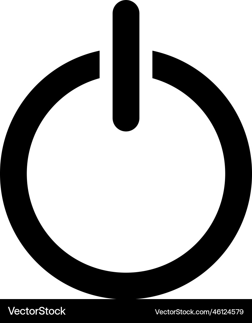 Power button icon simple perfect vector image