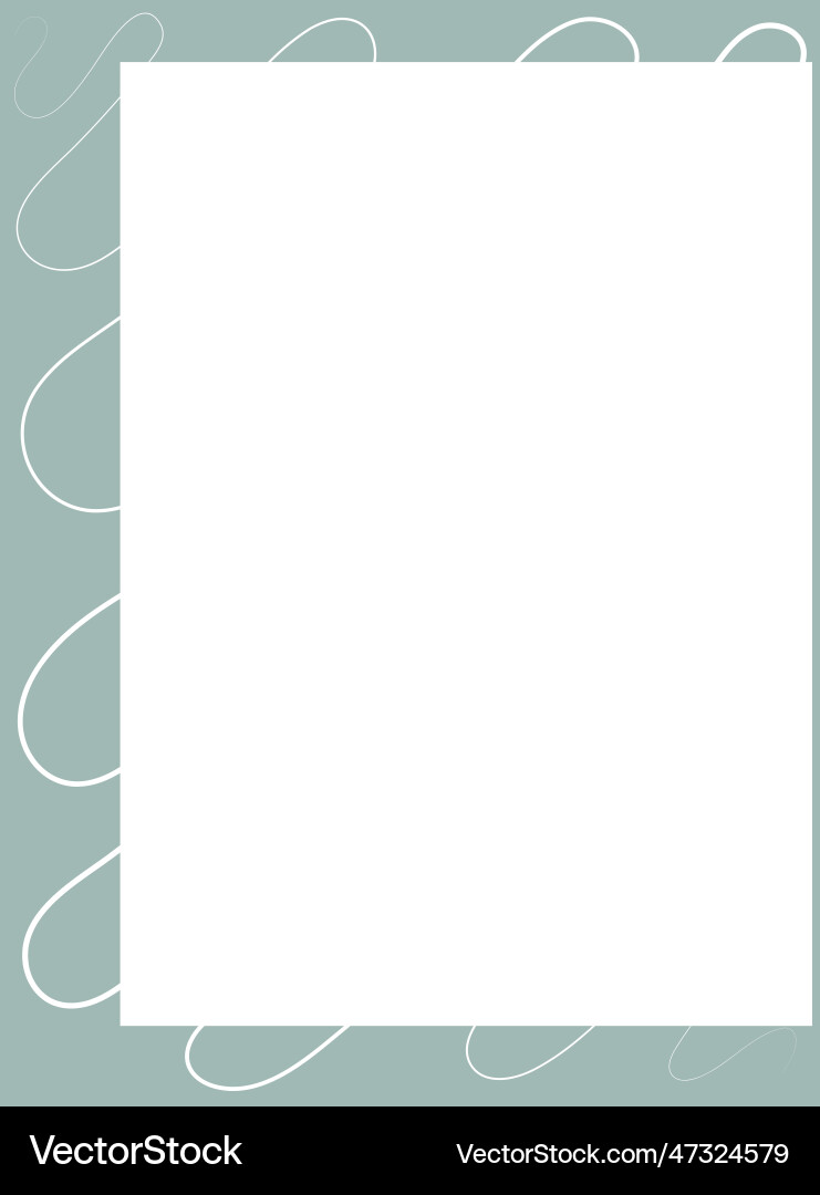 Rectangular frame on a white background Vector Image